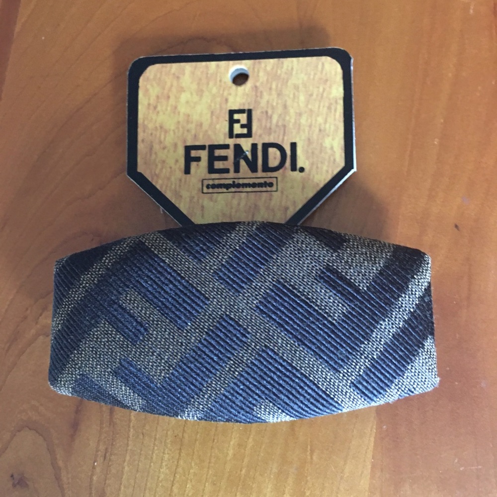 Fendi FF motif barrette
